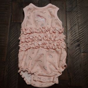 Kyle & Deena Unicorn Ruffle Romper